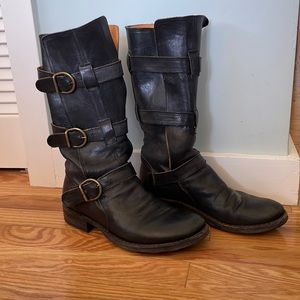 Strappy Combat Boots - Fiorentini & Baker
